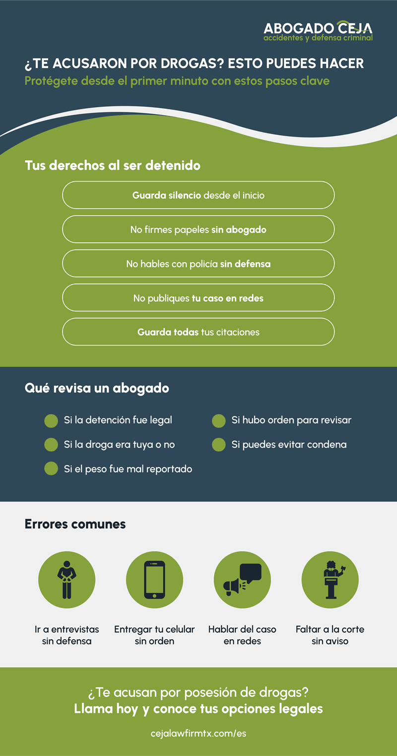 Abogado de posesión de drogas en Houston