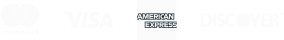 We accept VISA, Mastercard, AMEX and Discovery